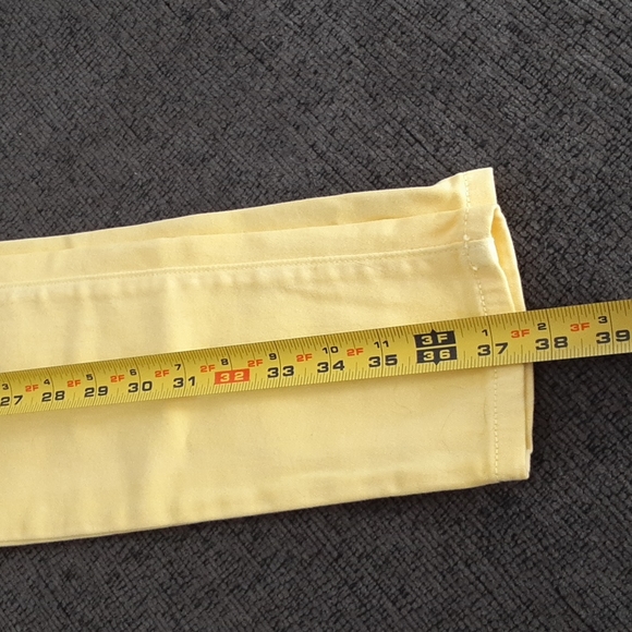 NWT Michael Kors Izzy Skinny Yellow Jeans - Picture 5 of 9